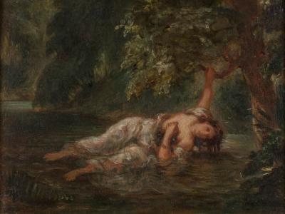 The Death of Ophelia, Eugène Delacroix, 1853, Louvre Museum