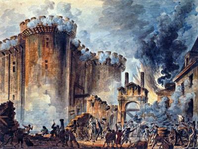 The Storming of the Bastille, Jean-Pierre Houel, 1789, Bibliotèque nationale de France