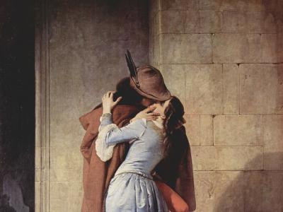 Il bacio di Hayez, 1859, Pinacoteca di Brera, Milano
