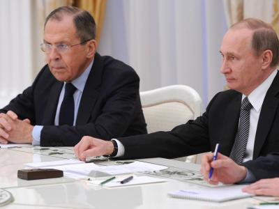 Vladimir Putin with SergeyLavrov
