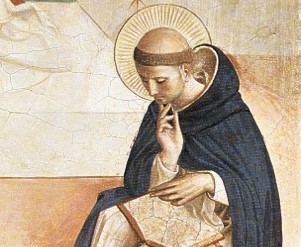 San Domenico, Beato Angelico (dettaglio del Cristo Deriso) Cappella del convento domenicano di San Marco, Firenze