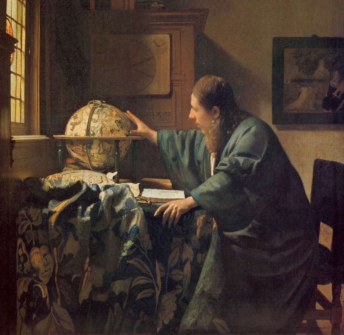 The Astronomer, Johannes Vermeer, 1668, Louvre