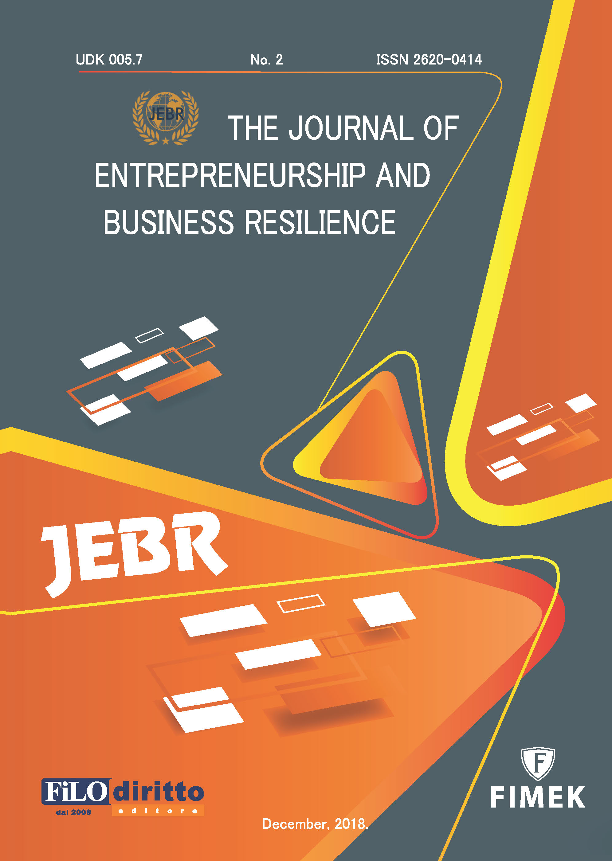Journal of Entrepreneurship and Business Resilience (JEBR) - December 2018