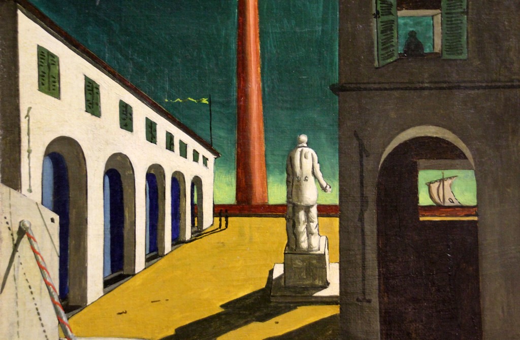 Le Jour ni l‘Heure 3951, Giorgio De Chirico, 1888-1978, l'Enigme du depart, 1914, Roma