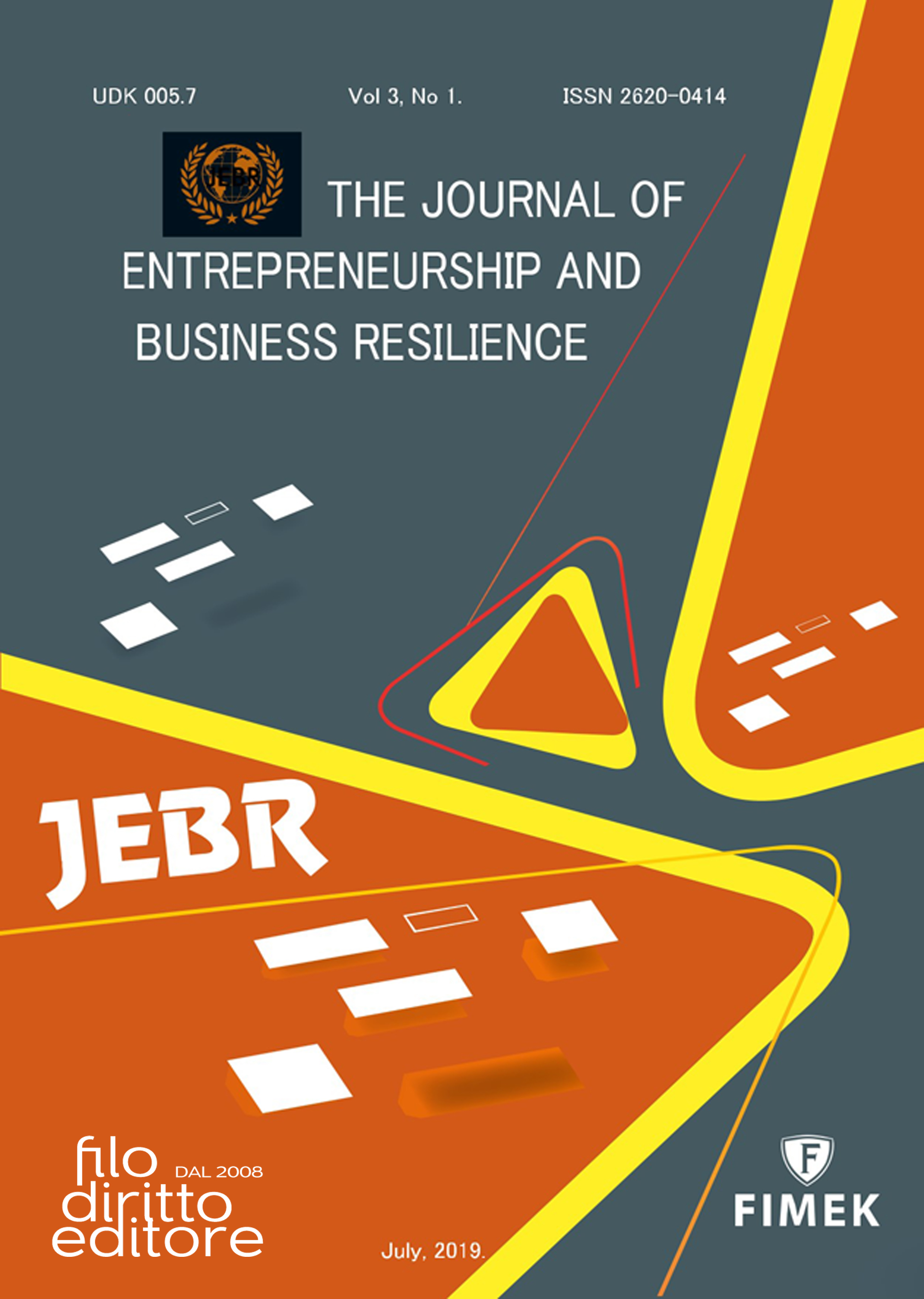 Journal of Entrepreneurship and Business Resilience (JEBR) - July 2019