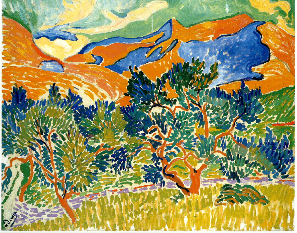 Montans at collioure, Andrè Derain, 1903, National Gallery of Art, Washington