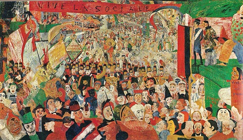 Ensor, ingresso di Cristo a Bruxelles