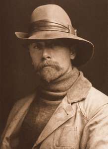 Self portrait photogravure collection Edward S. Curtis Los 1899
