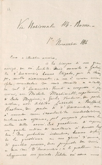 Lettera Serao