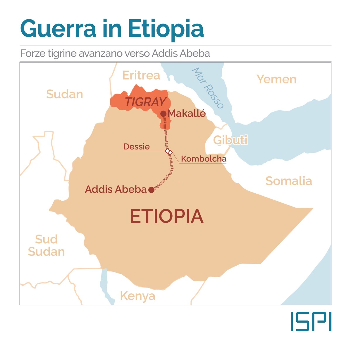 mappa etiopia