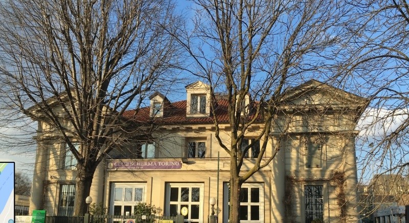 La palazzina dopo i restauri