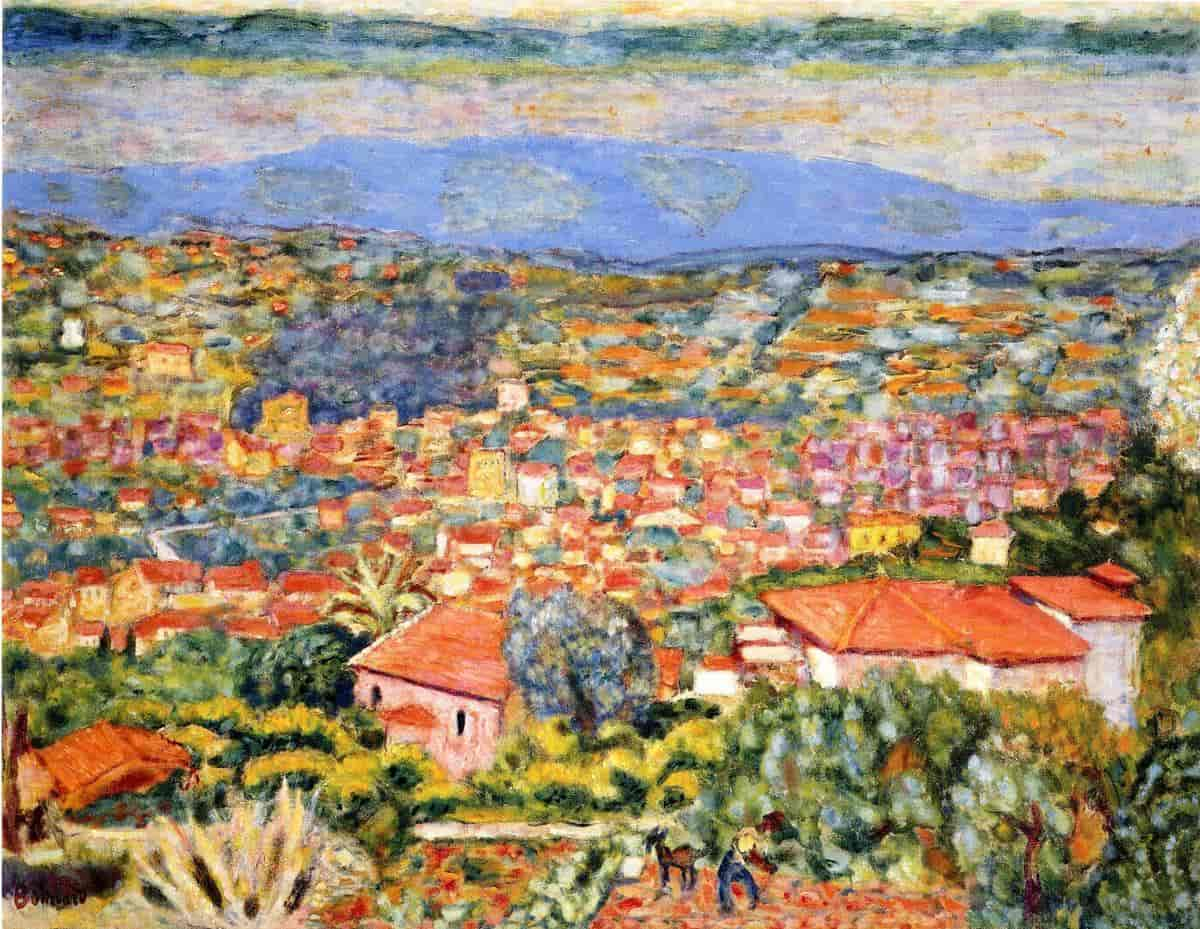 Vista sul tetto a Le Cannet Di Pierre Bonnard 1942