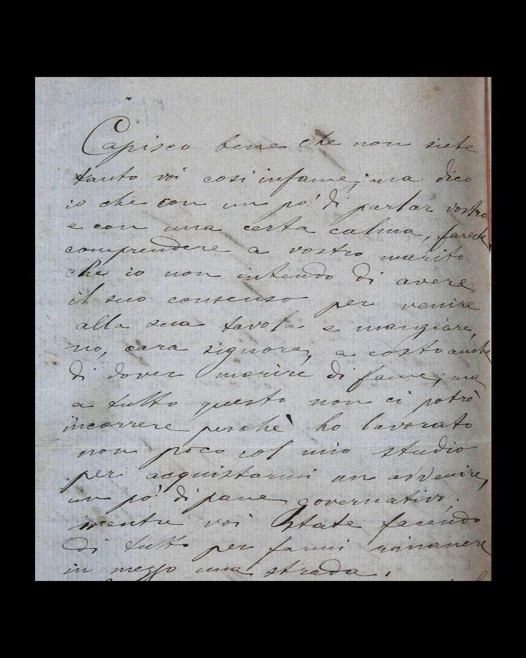 Dalla lettera di Concetta M. a Caterina R., madre di Adolfo, s.d. 