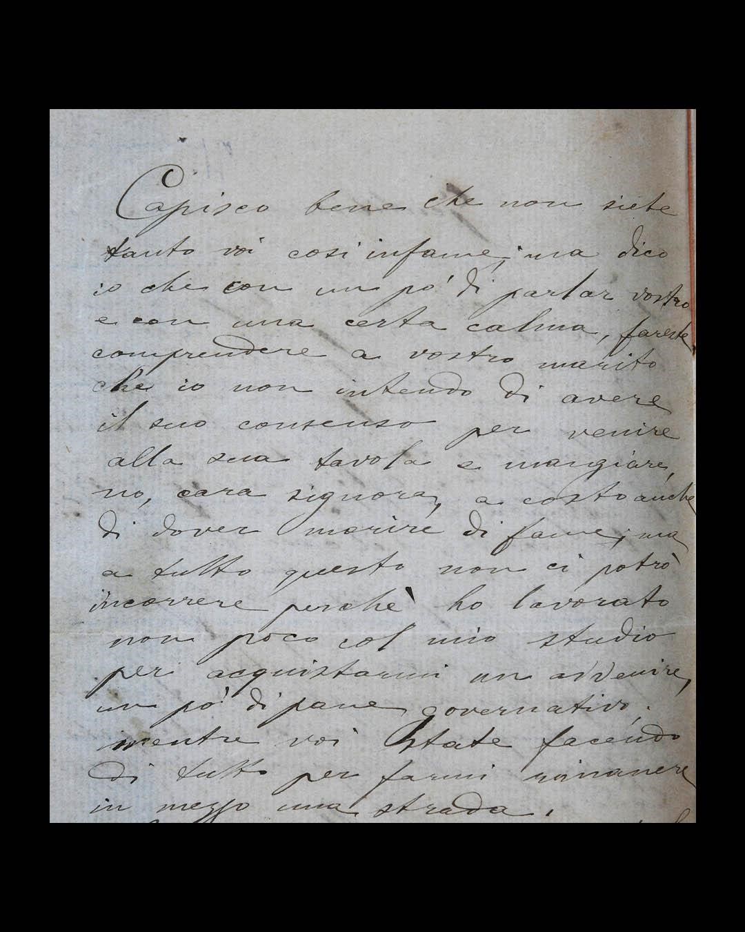 Dalla lettera di Concetta M. a Caterina R., madre di Adolfo, s.d. 