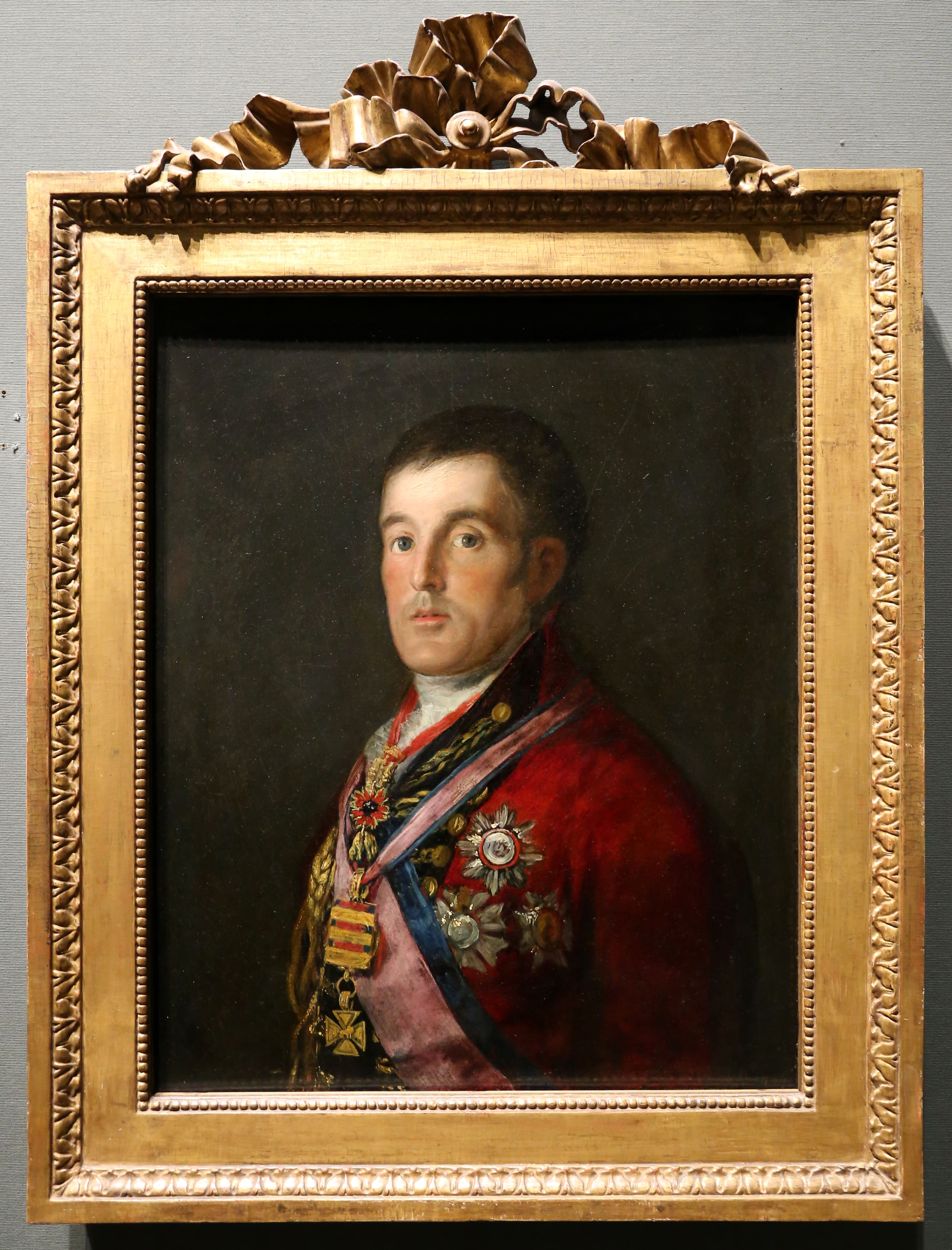 Francisco Goya, il duca di wellington, 1812-14 ca.