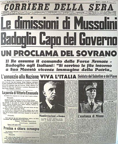 L'arresto di Benito Mussolini