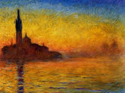 Tramonto a Venezia, Monet, Bridgestone Museum of Art, Tokyo (1908)