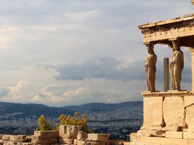 Acropoli di Atene, Portico delle Cariatidi nell'Eretteo, Grecia