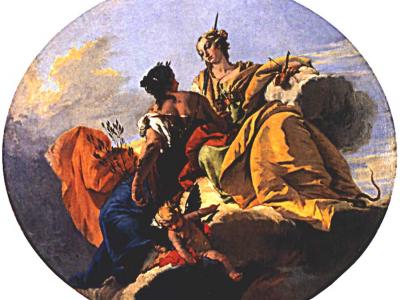 Giovanni Battista Tiepolo (1696 - 1770), Allegoria della Giustizia e della Pace, 1715 - 1735, dipinto, olio su tela, cm 170 × 192