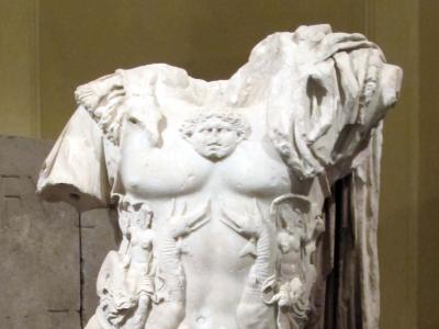 Damnatio Memoriae, busto di Nerone, 53-60 ca., da teatro romani di Bologna