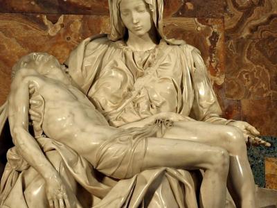 Pietà di Michelangelo, Basilica di San Pietro, 1498-1499