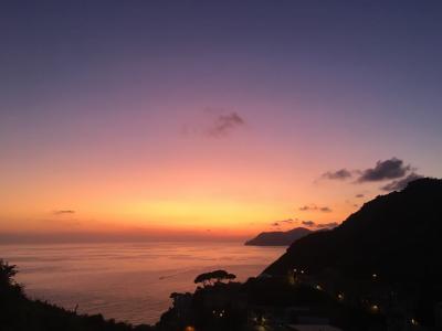 Tramonto, Riomaggiore, agosto 2019