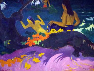Fatata te Miti, Gauguin, 1892, National Gallery of Art di Washington. 