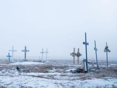 Il cimitero Inuit, la morte dell'uomo