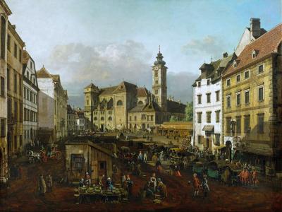  Bernardo Bellotto (Canaletto), Die Freyung in Wien, Kunsthistorisches Museum