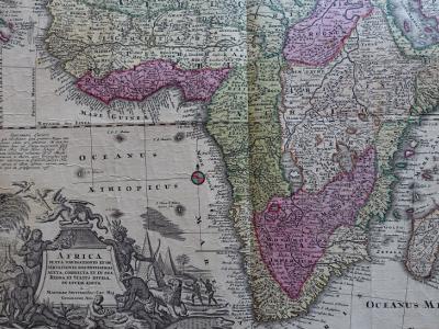 Mappario estense, Carte geografiche n. 6, particolare del Congo