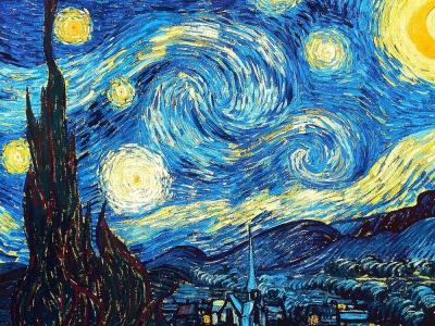 Vincent van Gogh, Notte stellata, 1889, New York, Museum of Modern Art