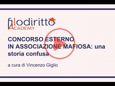 Concorso esterno in associazione mafiosa