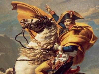 Napoleone ritratto dal pittore Jacques-Louis David
