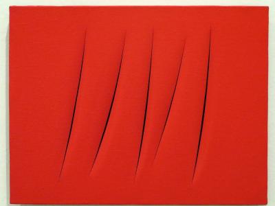 Concept spatial, Attente, 1963, Lucio Fontana