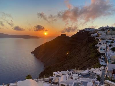 Tramonto a Firostefani, Santorini, Luglio 2021