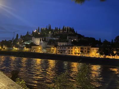 Verona di notte, agosto 2021