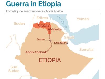 mappa etiopia