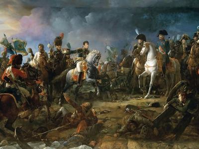 Napoleone alla battaglia di Austerlitz, dipinto di François Gérard
