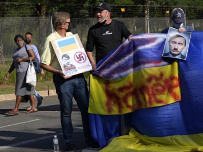 Manifestazioni in Su Africa pro Ucraina