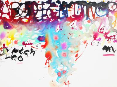  Andrea Bersani – Typopainting, tecnica mista su tela, cm 50x70, dal 2017 al 2021 