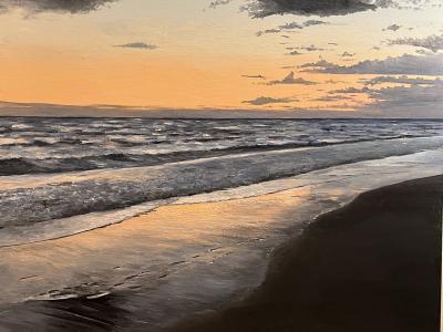 San Vincenzo, 2023, olio su tela, 100x80
