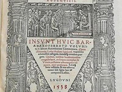 Secunda Super Codice, in Tres Libros Codicis Super Autentici Secunda Super Codice, in Tres Libros Codicis Super Autentici