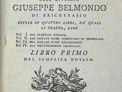 Istruzione per l’esercizio degli uffizi del Notajo nel Piemonte Istruzione per l’esercizio degli uffizi del Notajo nel Piemonte