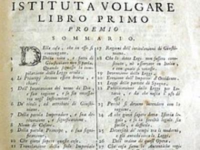 La celebre traduzione di De Luca delle Istituzioni La celebre traduzione di De Luca delle Istituzioni