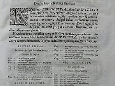 Il De Iustitia et Iure, opera principale di L. Lessio Il De Iustitia et Iure, opera principale di L. Lessio