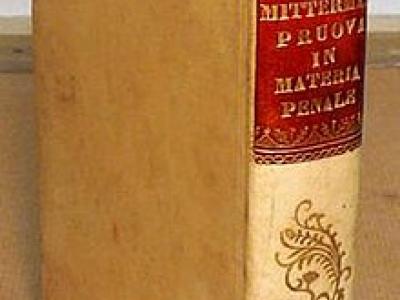Trattato della prouva in materia penale di Mittermaier