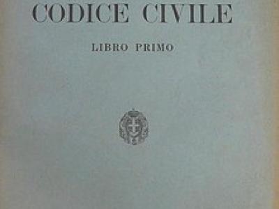 Una rara edizione in folio del Codice Civile del 1940 Una rara edizione in folio del Codice Civile del 1940