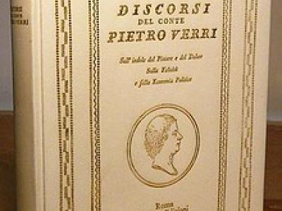 Discorsi del Conte Pietro Verri sull'indole del Piacere