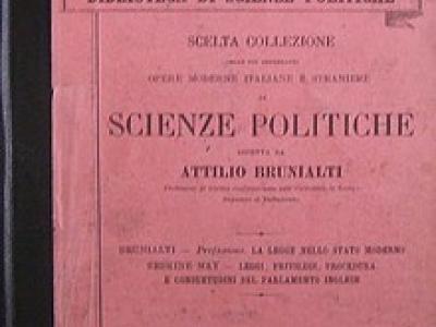 Una rara raccolta di trattati politico costituzionali Una rara raccolta di trattati politico costituzionali