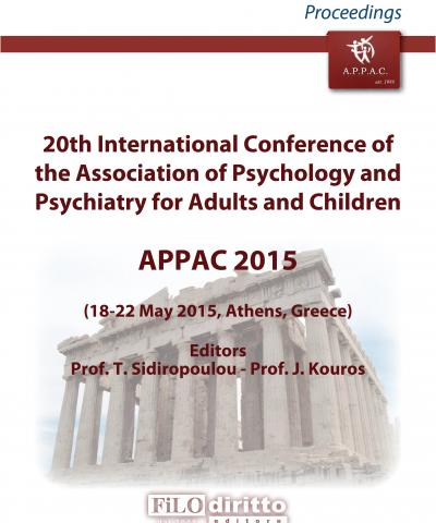 20th International Conference of the Association of Psychology and Psychiatry for Adults and Children - APPAC 2015